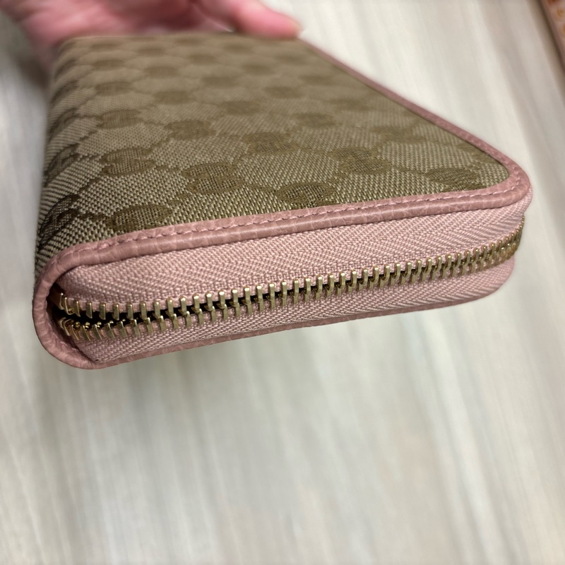 gucci拉鍊長夾，長20cm，高11cm. 寬2cm-10