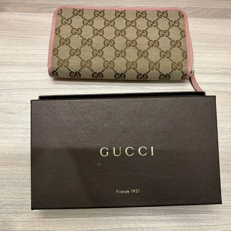 gucci拉鍊長夾，長20cm，高11cm. 寬2cm-12