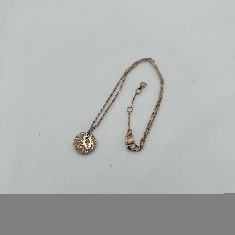 🛍️🎁 雙11🔥 11月新品上架 🔥💖新品上架 現貨 🔥💖 ✨Christian Christian Dior Necklacr Dior 金色閃石頸鏈 Dior 頸鏈-16