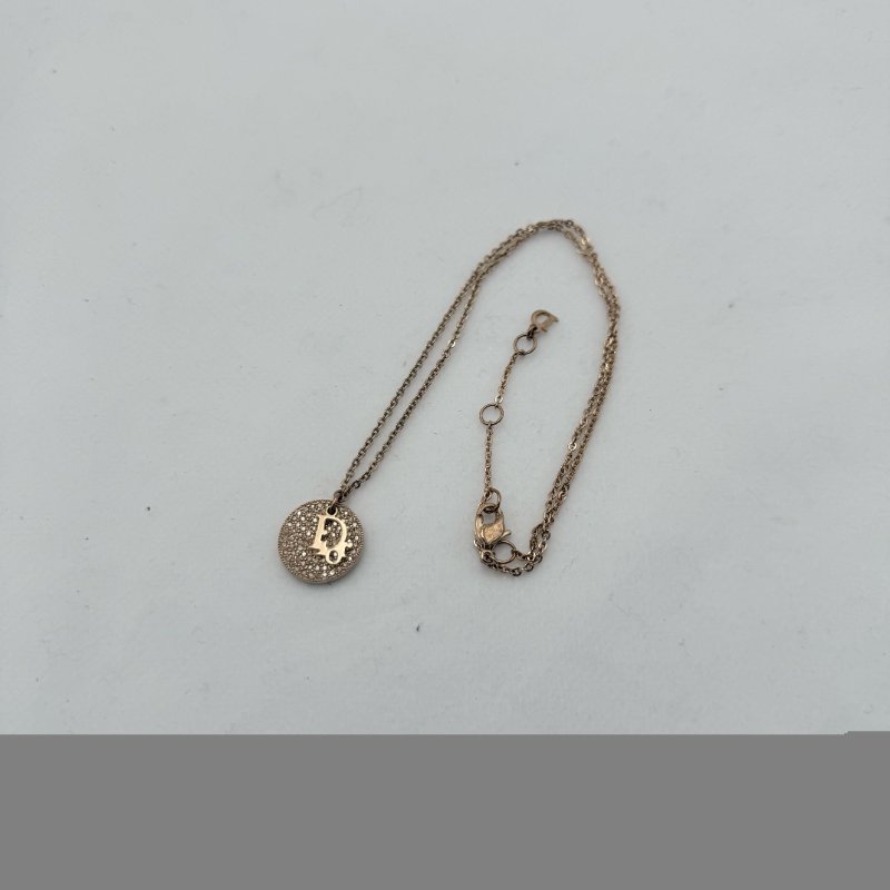 🛍️🎁 雙11🔥 11月新品上架 🔥💖新品上架 現貨 🔥💖 ✨Christian Christian Dior Necklacr Dior 金色閃石頸鏈 Dior 頸鏈-22
