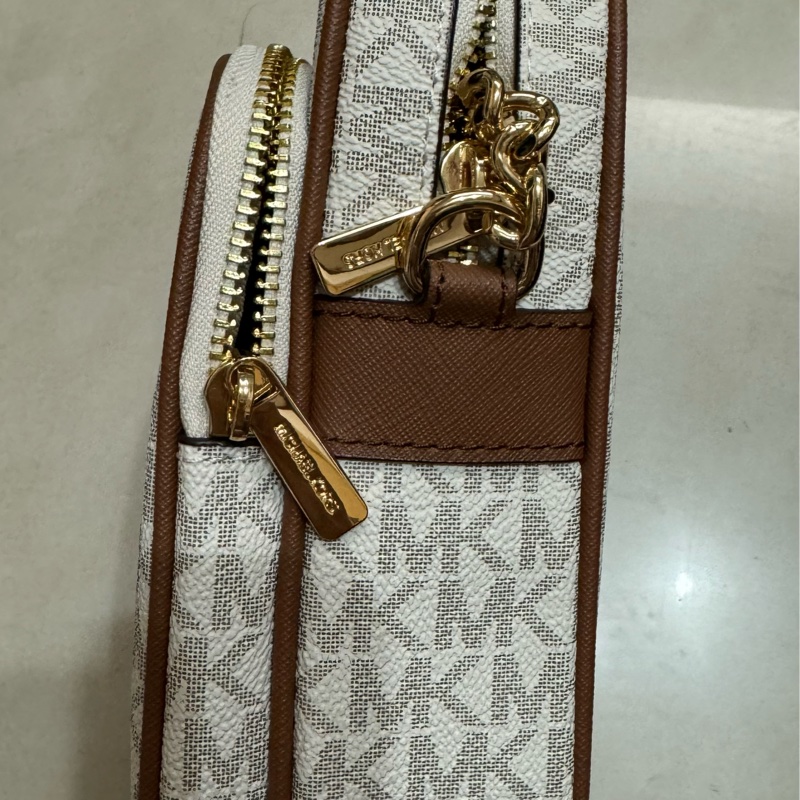 Michael Kors 老花白雙層鏈條方包-3