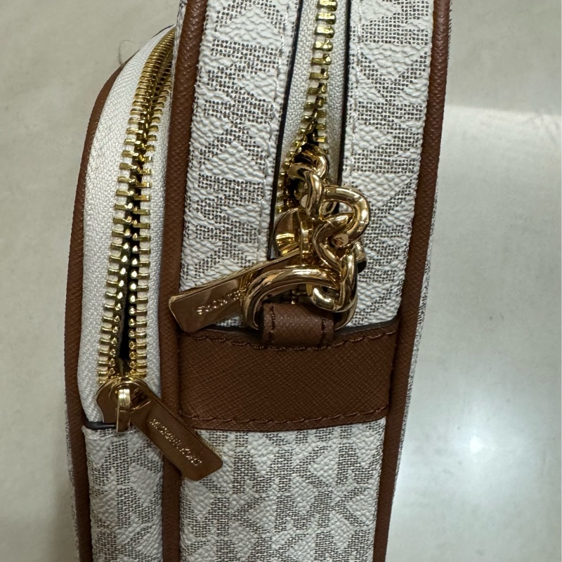 Michael Kors 老花白雙層鏈條方包-4