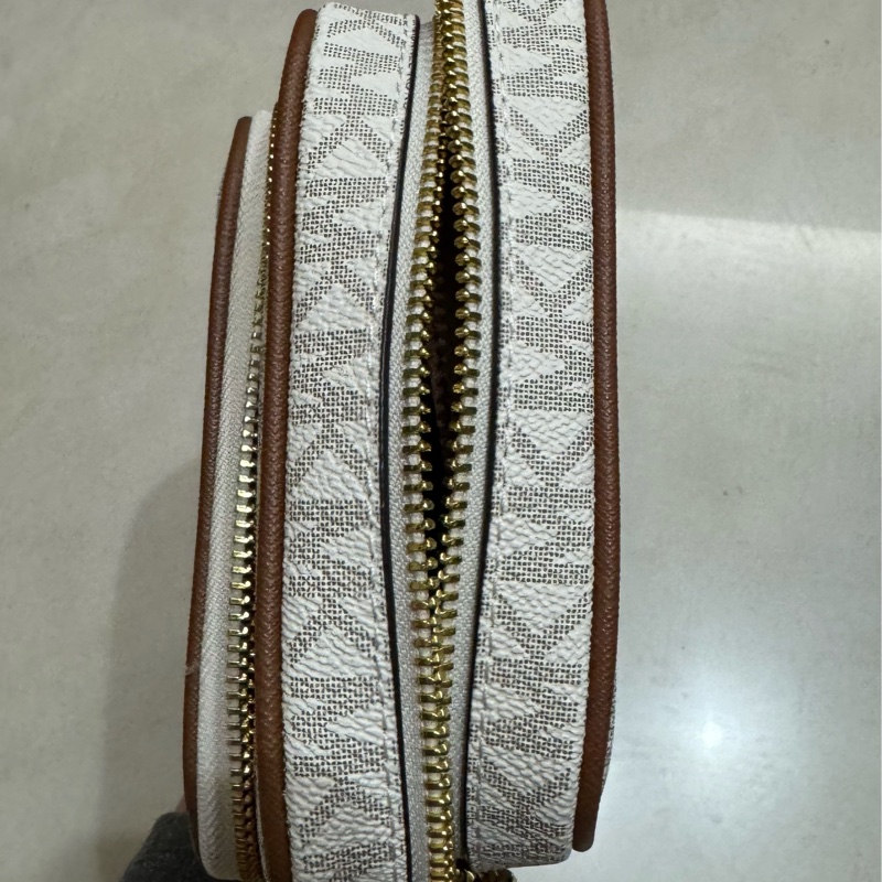 Michael Kors 老花白雙層鏈條方包-5