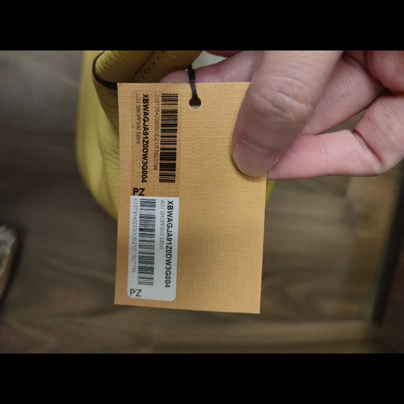 全新未使用Tod's嫩黃色手提包附斜背帶-10