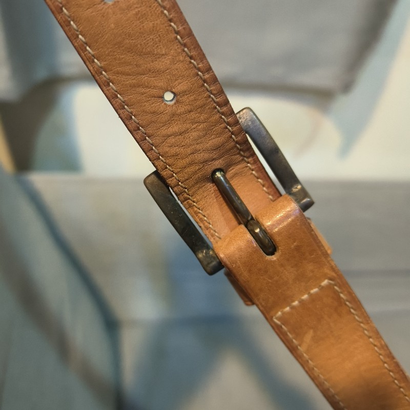 【五月感恩月❤️】限時超殺回饋降價⏰㊣✨Christian Dior✨迪奧 CD 駝色 老花 牛皮 肩背包 郵差包 信封包 斜背包/二手包/保證正品🌳二手樹屋🌳-33