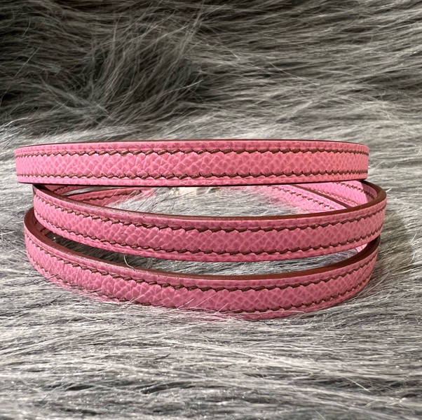 Hermes Mini kelly 2 5P Pink 粉色 粉紫色 銀釦 Epsom皮 外縫 Mini Kelly2 手提包 凱莉包 斜背包 肩背包 小包-16