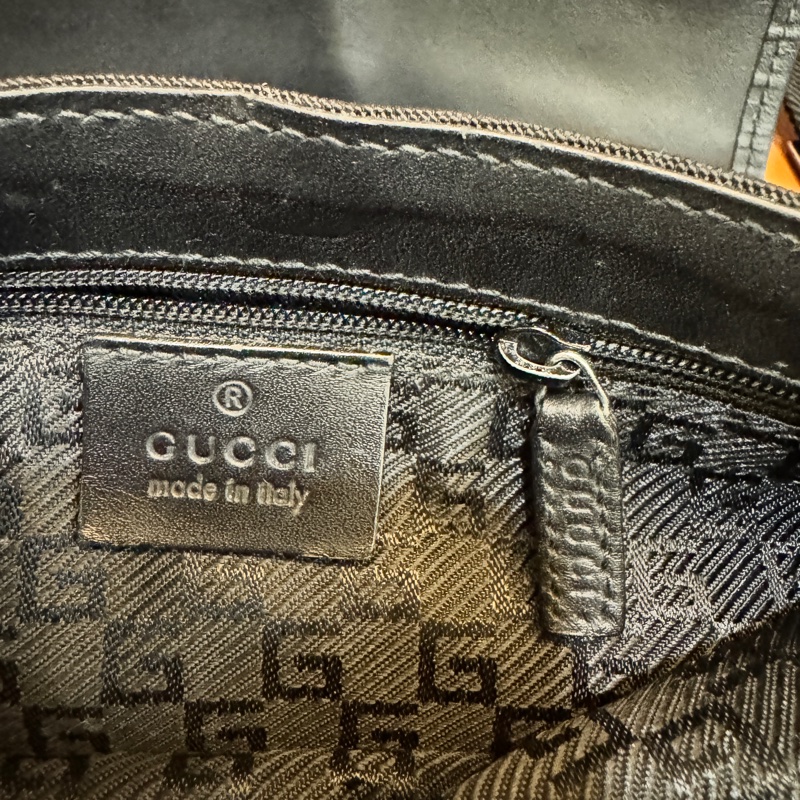 真品Gucci經典黑色 腰包 側背包 胸包 櫃哥櫃姐包-3