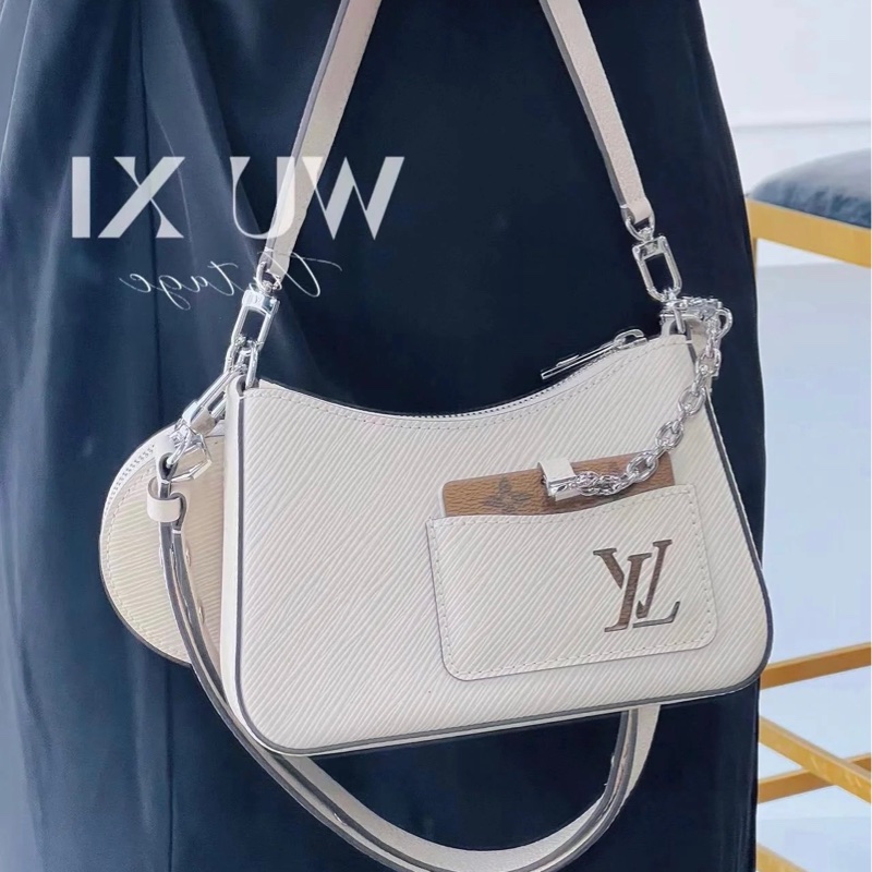 ✨全新全配✨#LV #芯片款 #EPI #水波紋 #Marellini 三合一 肩背包 斜背包-2