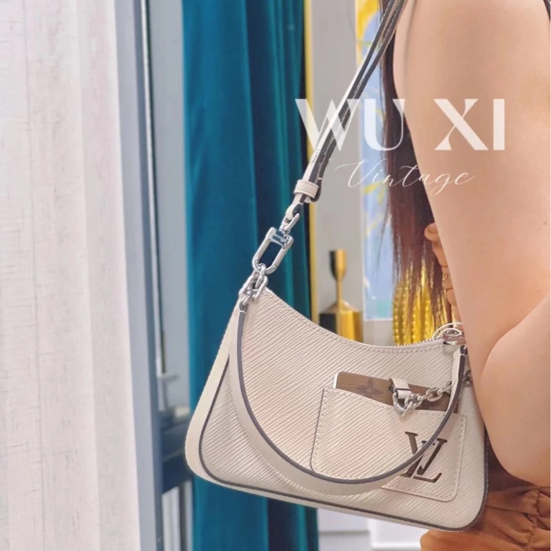 ✨全新全配✨#LV #芯片款 #EPI #水波紋 #Marellini 三合一 肩背包 斜背包-6