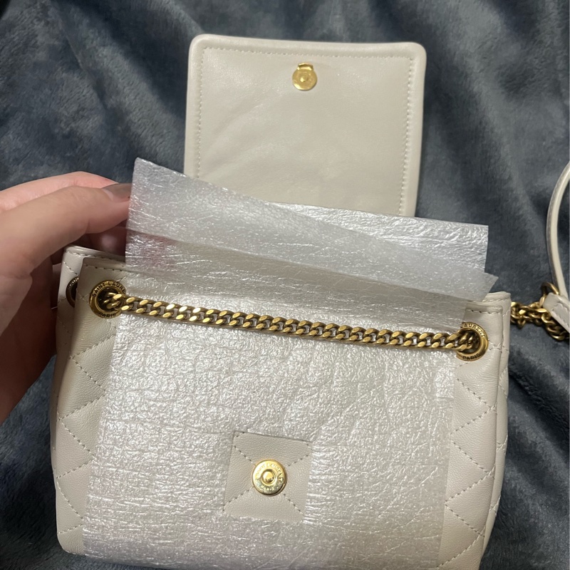 售出 YSL nolita 白色-11