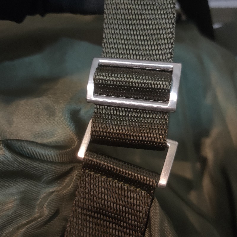 【8成新】㊣✨PRADA✨普拉達 軍綠色 掀蓋式 皮革 輕量 帆布 後背包/二手包/二手精品/保證正品🌳二手樹屋🌳-21