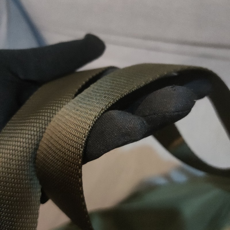 【8成新】㊣✨PRADA✨普拉達 軍綠色 掀蓋式 皮革 輕量 帆布 後背包/二手包/二手精品/保證正品🌳二手樹屋🌳-35