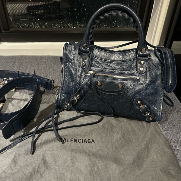 balenciaga mini city(深藍)-0