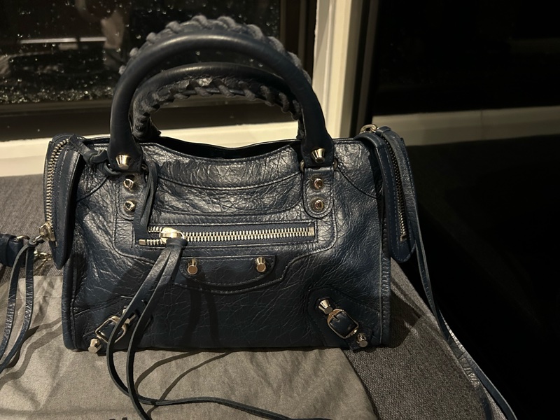 balenciaga mini city(深藍)-2