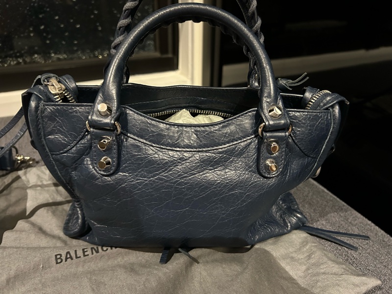 balenciaga mini city(深藍)-3