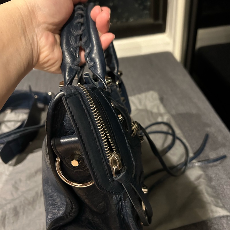 balenciaga mini city(深藍)-4