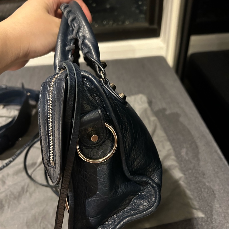balenciaga mini city(深藍)-5