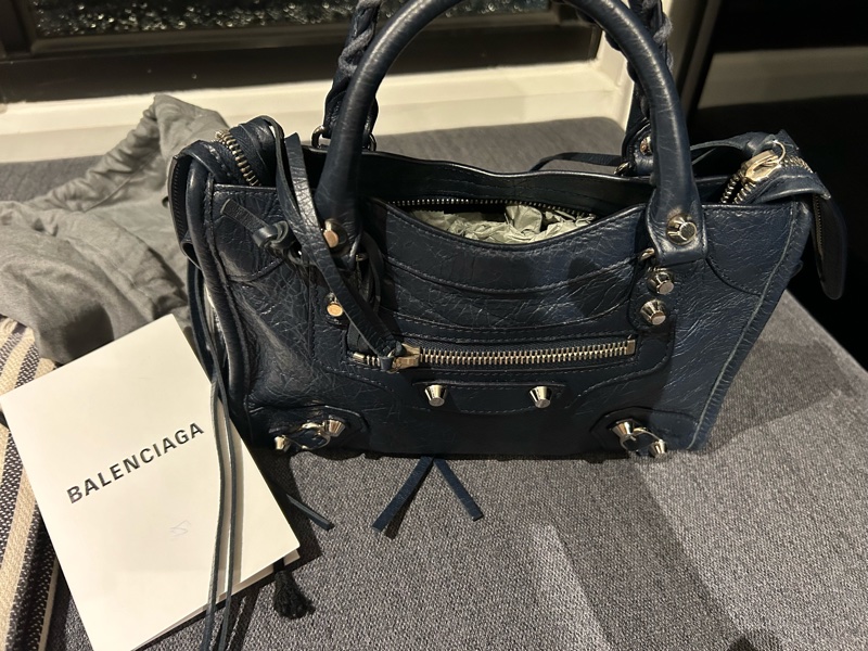 balenciaga mini city(深藍)-7