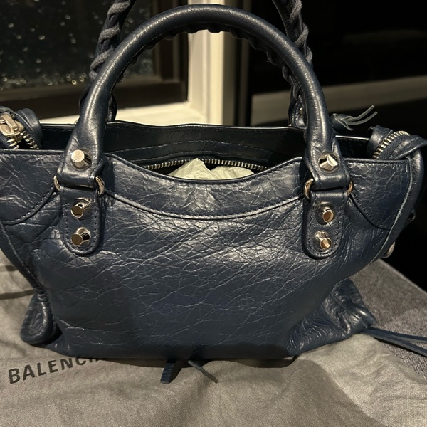 balenciaga mini city(深藍)-11