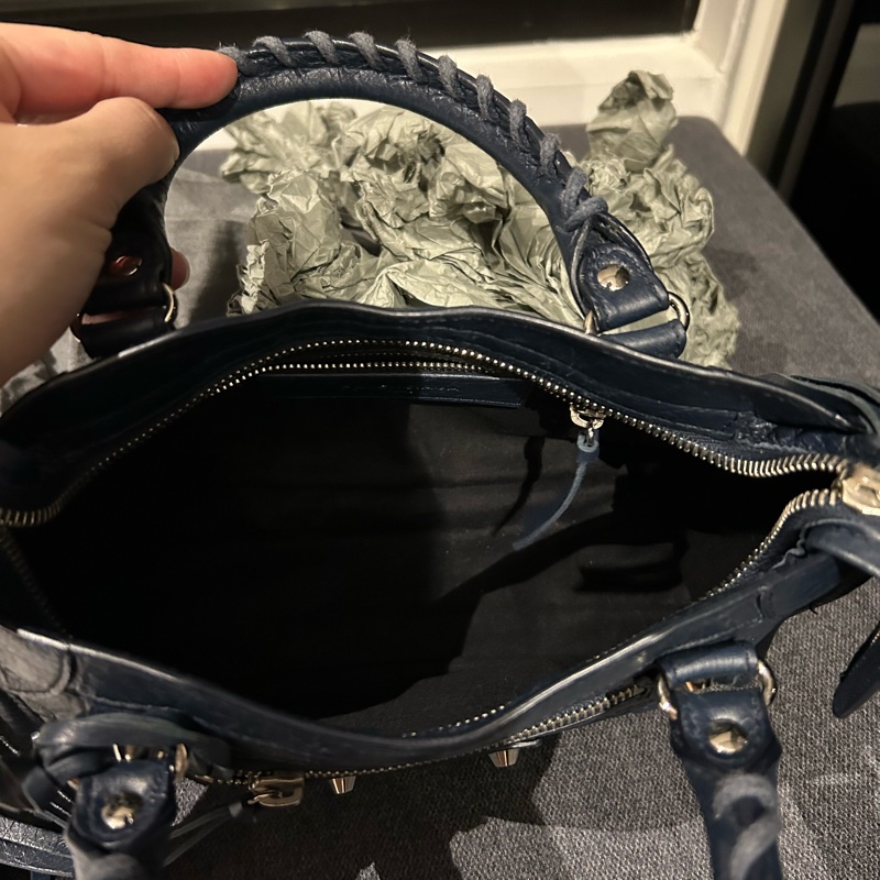balenciaga mini city(深藍)-14