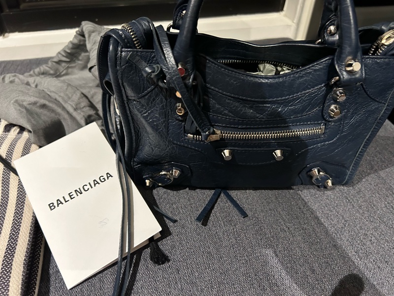 balenciaga mini city(深藍)-19