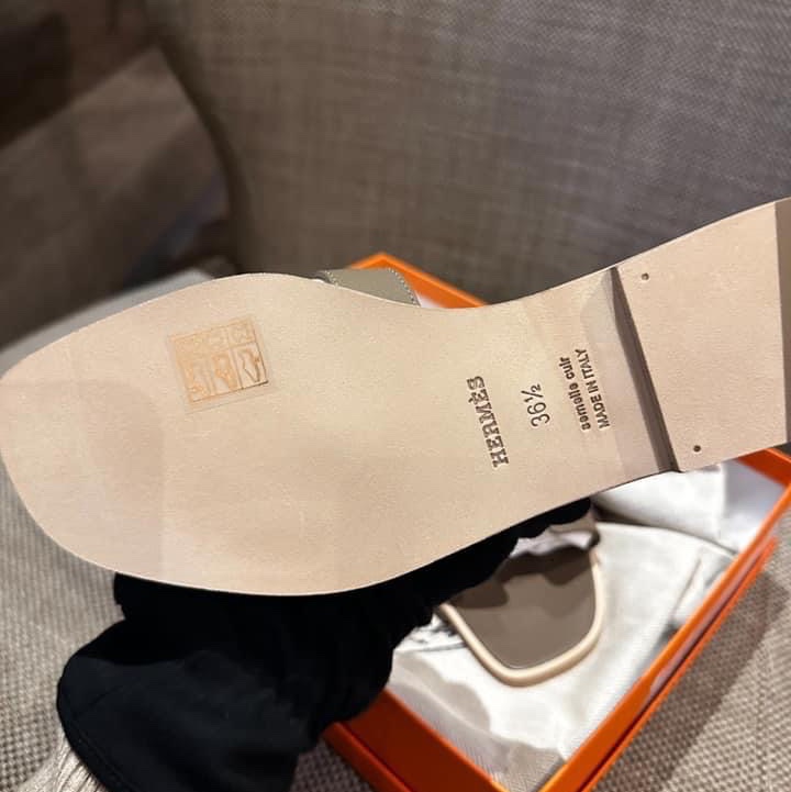 Hermes 愛馬仕 大象灰平底-2