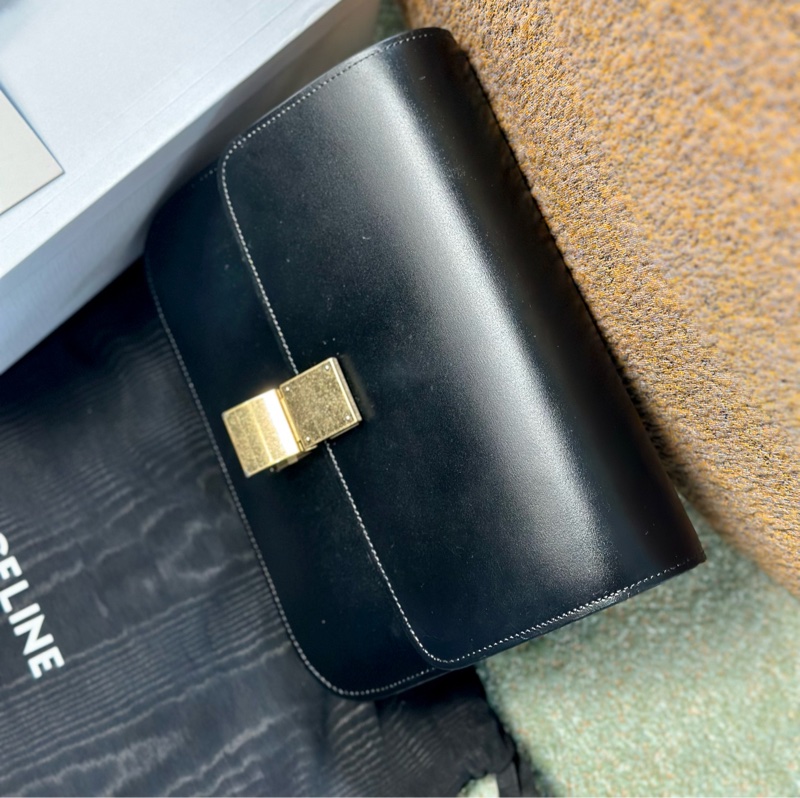 🔥全網最低價🔥#Celine #賽琳classic #box #豆腐包 #方塊包 中號-11