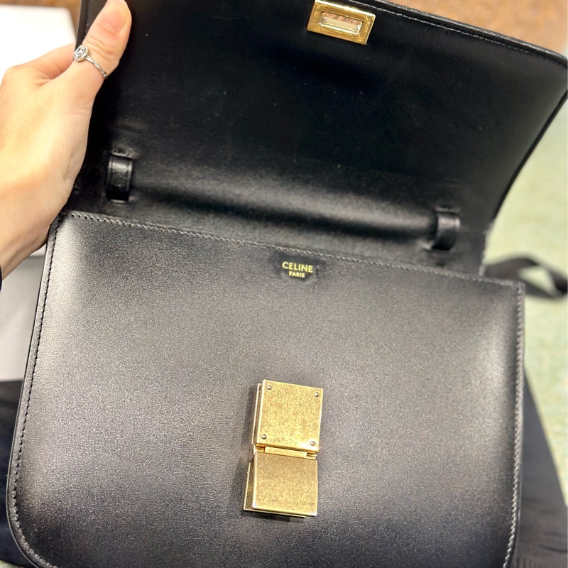 🔥全網最低價🔥#Celine #賽琳classic #box #豆腐包 #方塊包 中號-20