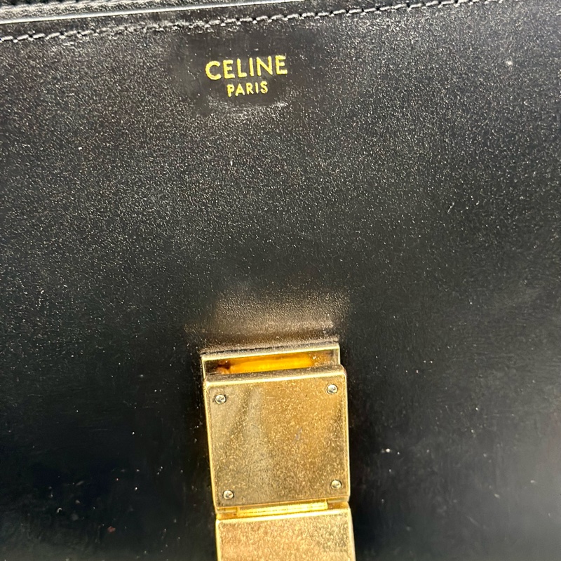 🔥全網最低價🔥#Celine #賽琳classic #box #豆腐包 #方塊包 中號-28