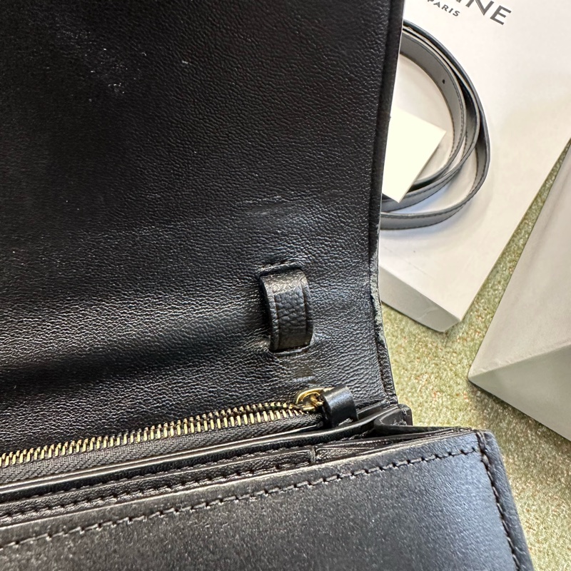 🔥全網最低價🔥#Celine #賽琳classic #box #豆腐包 #方塊包 中號-34