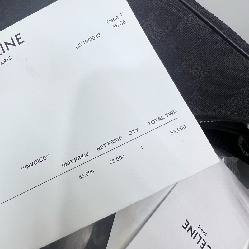 🤎CELINE 新款 黑色 老花 TRIOMPHE AVA 肩背包 腋下包 斜背包 彎月包 麻將包 lisa同款 95新 閒置 高標繞道 🤎❄️  #附紙卡、防塵套、購證-22