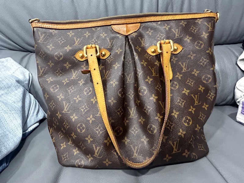 LV Palermo 大款肩背斜跨托特包-8