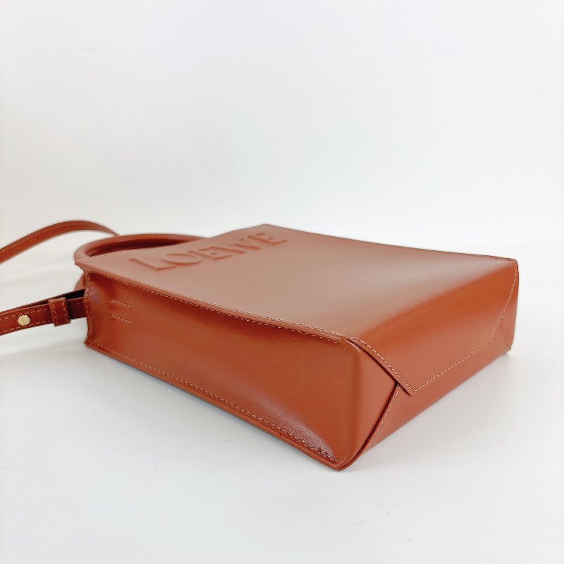 Loewe a5 tote 焦糖棕色-5
