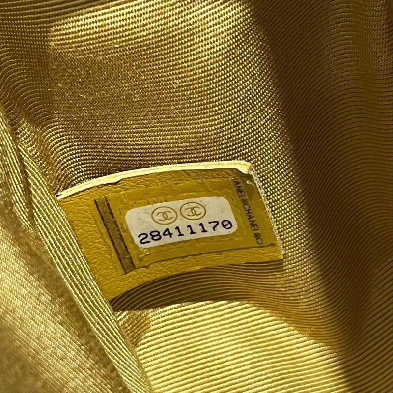 Chanel Leboy 20 埃及限定款 鱷魚壓紋 黑金配色-20