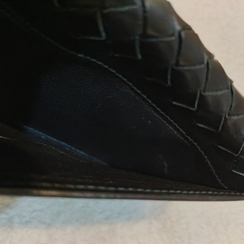 ‼️老闆出國不在‼️限時一週亂賣🚀㊣✨ Bottega Veneta ✨寶緹嘉 黑色 BV 皮革 編織 皮夾 錢包 薄款 長夾 薄長夾/二手皮夾/二手精品/保證正品-29