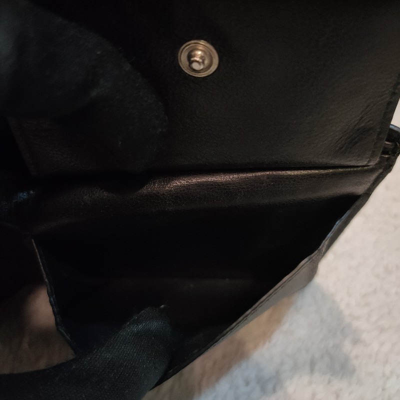 ㊣✨BALENCIAGA✨巴黎世家 （附防塵袋）黑色 雷射雕花 對折 短夾 皮夾 錢包/二手皮夾/二手精品/保證正品🌳二手樹屋🌳-44