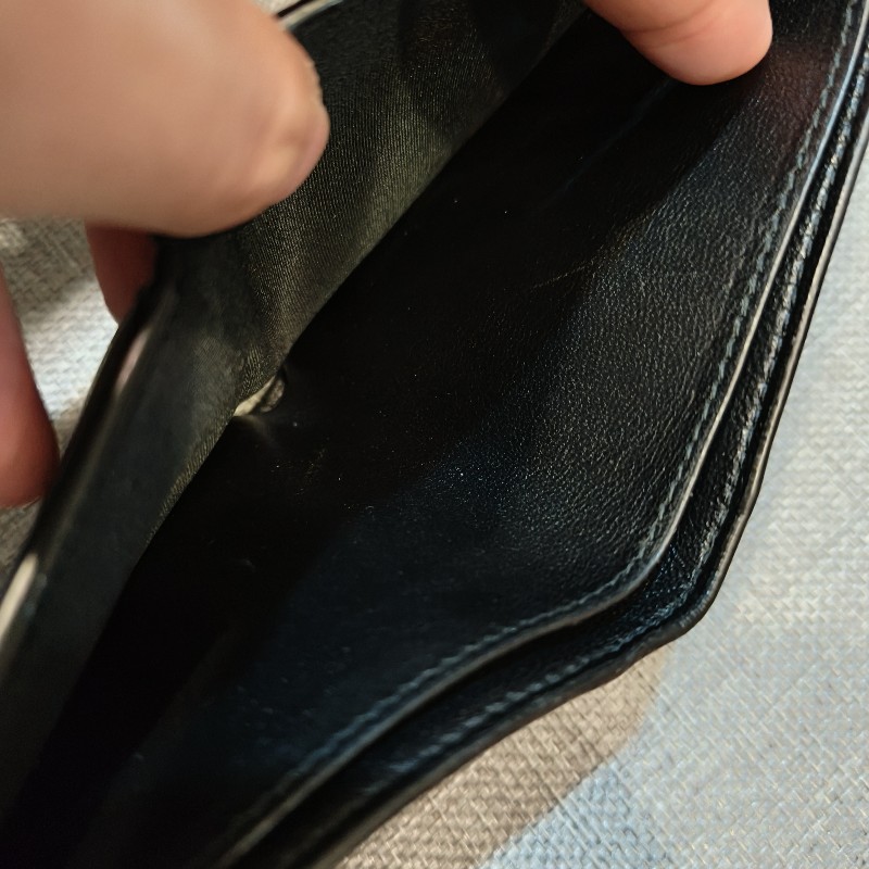 ㊣✨BALENCIAGA✨巴黎世家 （附防塵袋）黑色 雷射雕花 對折 短夾 皮夾 錢包/二手皮夾/二手精品/保證正品🌳二手樹屋🌳-32