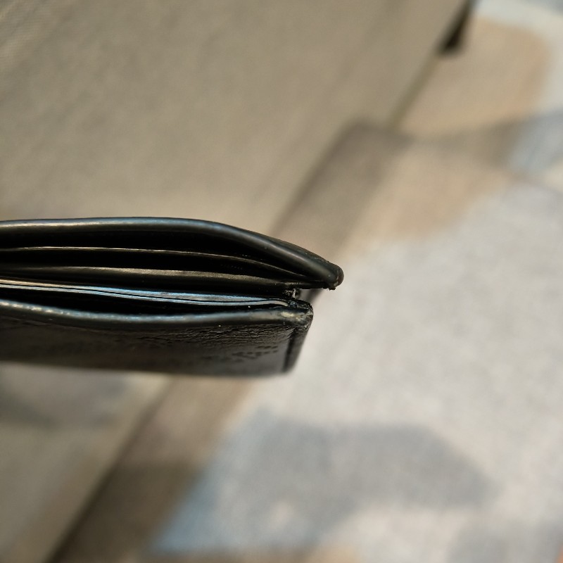 ㊣✨BALENCIAGA✨巴黎世家 （附防塵袋）黑色 雷射雕花 對折 短夾 皮夾 錢包/二手皮夾/二手精品/保證正品🌳二手樹屋🌳-37