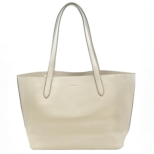 【全新】COACH 軟牛皮肩背大托特包(米白)-2