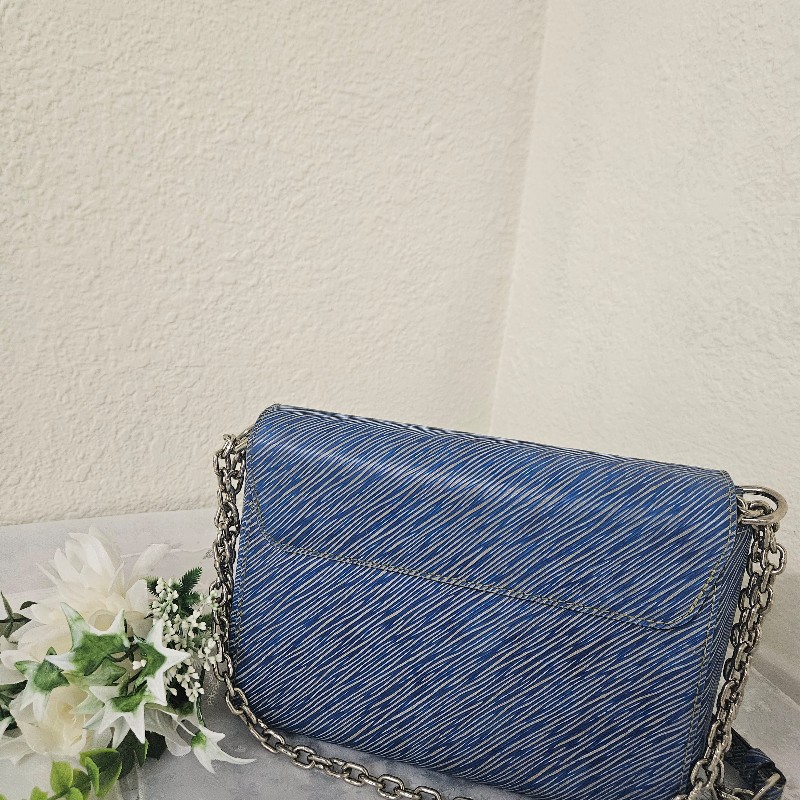 CT BAGS|【二手現貨】Louis Vuitton Twist 牛仔藍側背包-3