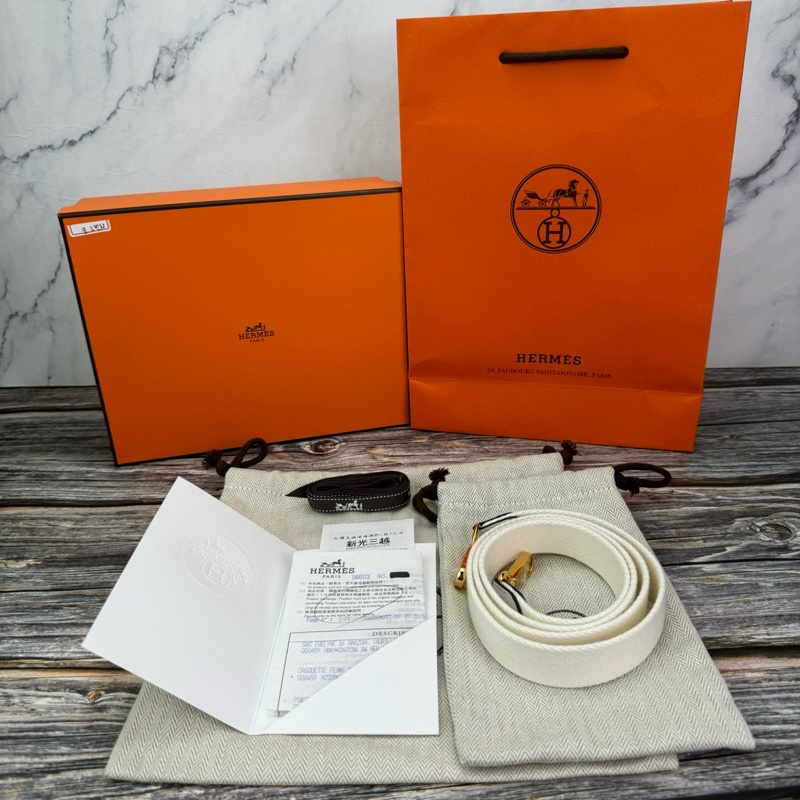 #HERMES Mini Evelyne 16 新白色金扣-6