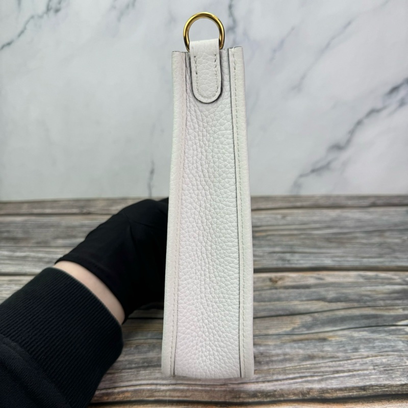 #HERMES Mini Evelyne 16 新白色金扣-11