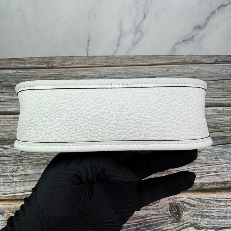 #HERMES Mini Evelyne 16 新白色金扣-12