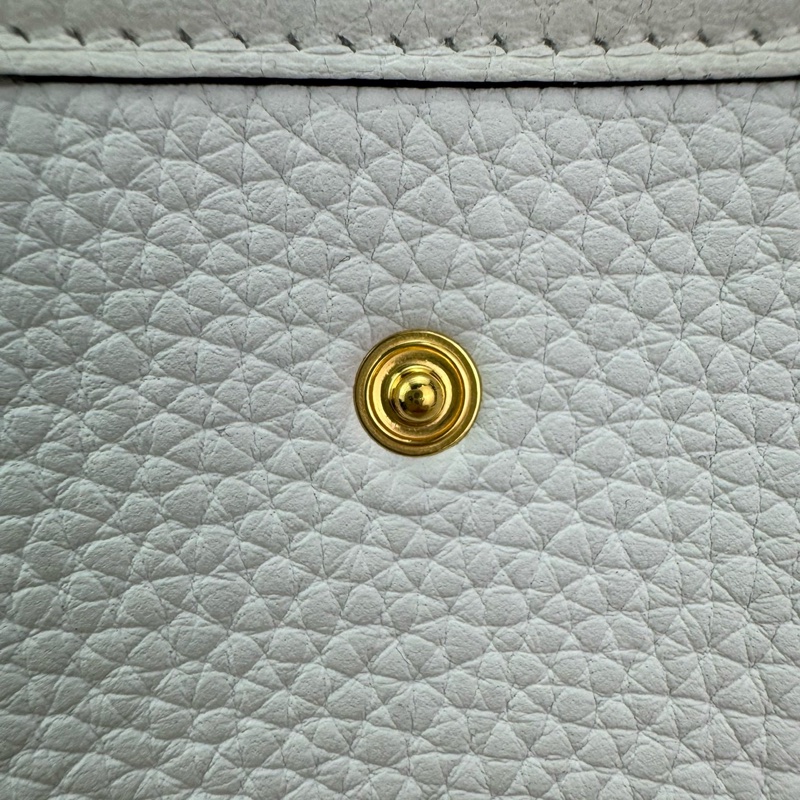 #HERMES Mini Evelyne 16 新白色金扣-16
