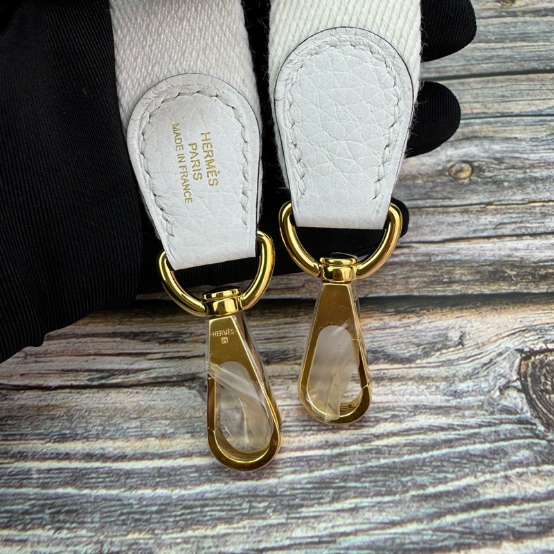 #HERMES Mini Evelyne 16 新白色金扣-22