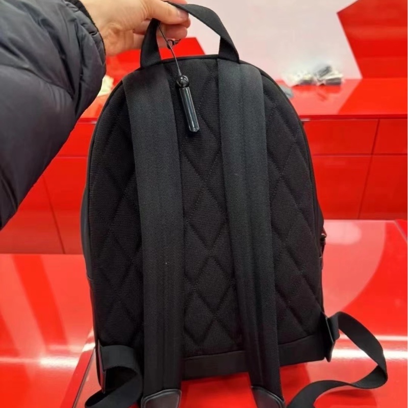 Burberry 巴寶莉 B標logo貼飾雙肩包-4