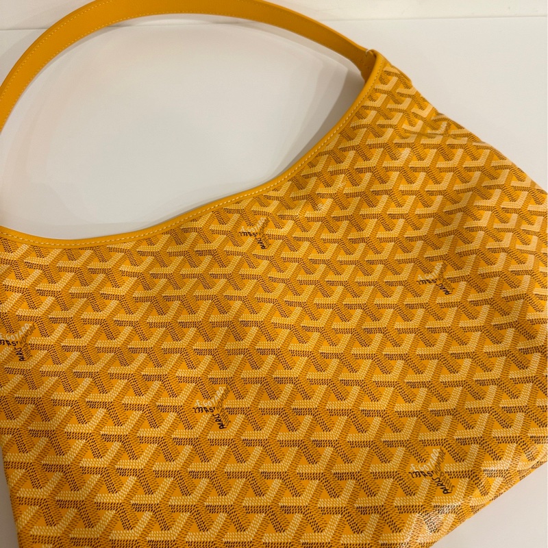 ❌sold❌goyard hobo黃色媽咪包托特包-1