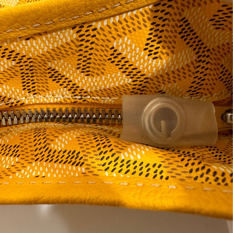 ❌sold❌goyard hobo黃色媽咪包托特包-6