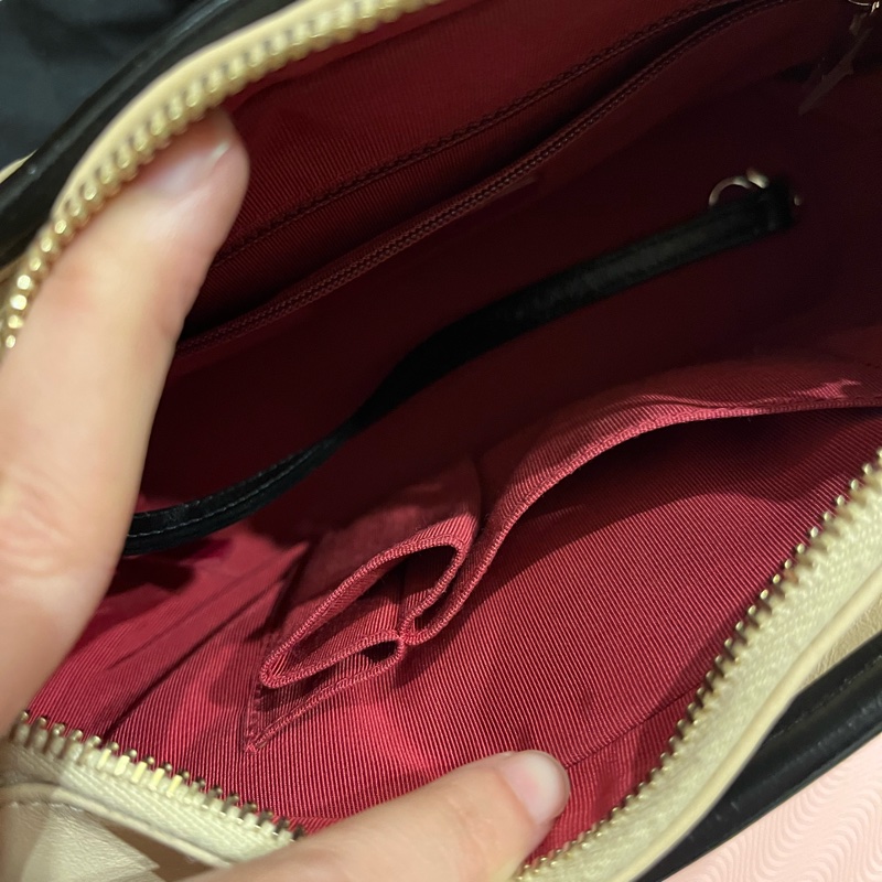 奶茶色配黑 Chanel 香奈兒流浪包 小號-10