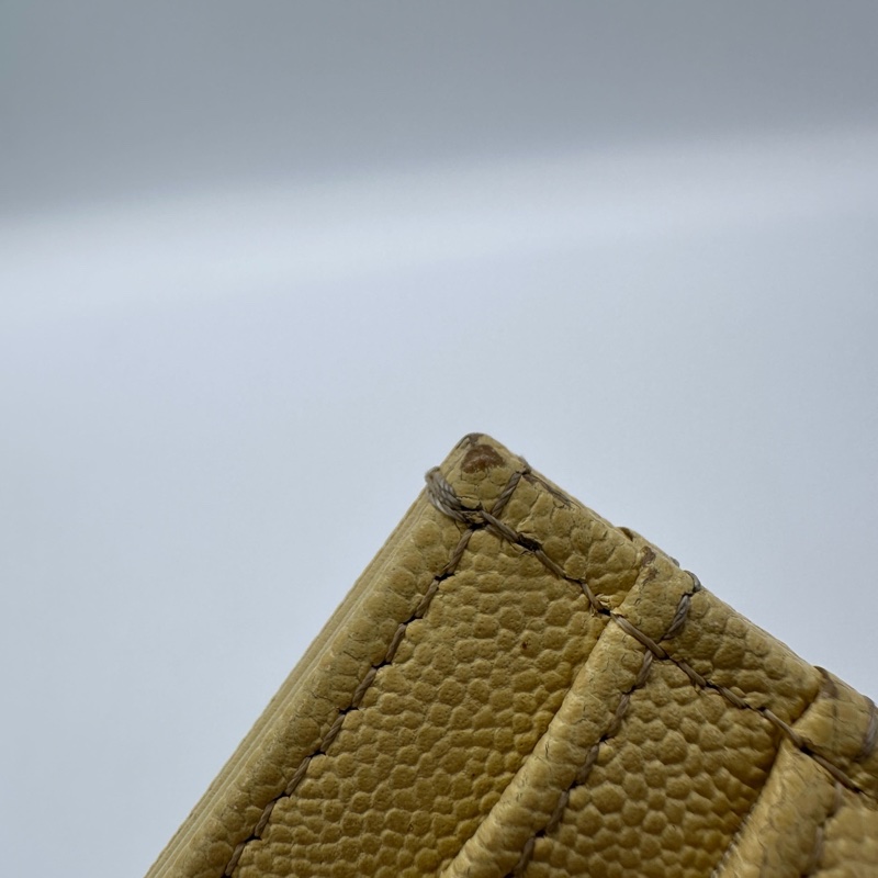 Chanel 🇫🇷經典卡夾（小雞黃+荔枝皮+金釦）-8